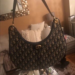 VINTAGE DIOR HALF MOON BAG